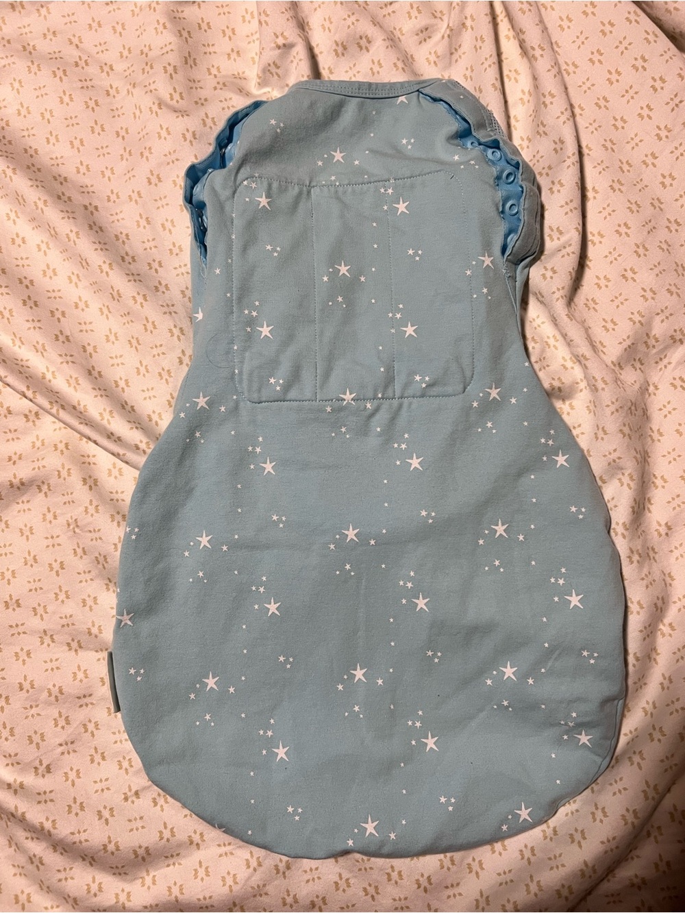 Happiest baby, Sleepea swaddle Light Blue Star-Print size small - Picture 6 of 6